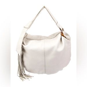 Authentic Gucci Bamboo Jungle Hobo bag with bamboo and fringe detail